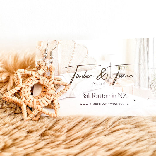 Sultan Rattan Earrings